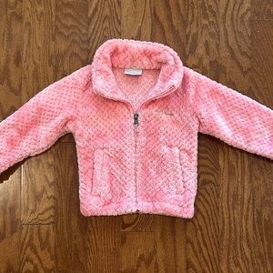 Columbia fuzzy jacket. Size 2T. EUC.